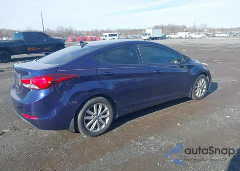 2014 Hyundai Elantra Se z USA, uszkodzony, nr VIN 5NPDH4AE4EH541946